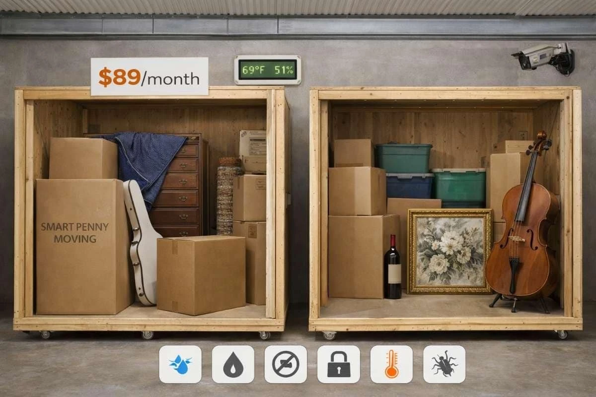 Smart Penny Moving storage in Brookline