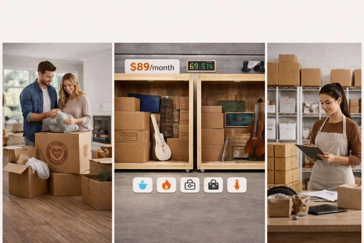 Smart Penny Moving storage unit in Brookline